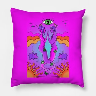 I love you as myself psychedelic art Pillow