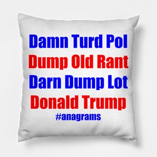 Donald Trump Anagrams Pillow