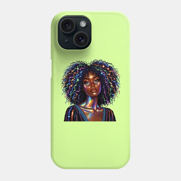 Cosmic Curls Phone Case by FabintheLab