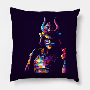 Samurai - WPAP Pillow