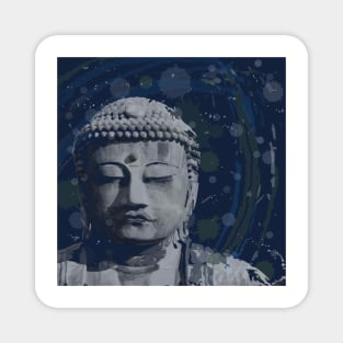 Buddha In Blue 1 Magnet