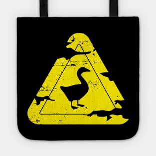 Caution dangerous goose Tote