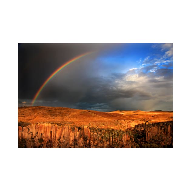 Half rainbow over Ihlara valley by Cretense72