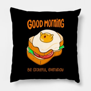 Good Morning Egg Yolk Pillow