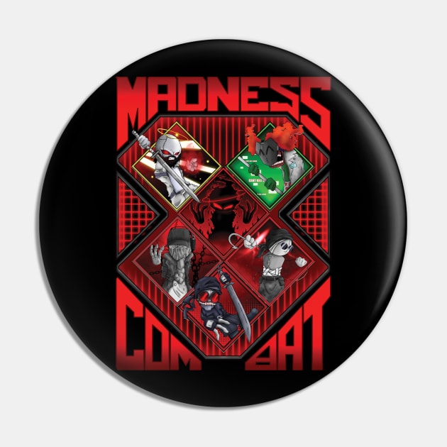 Madness combat ALL 6 MAIN CHARACTERS ART - Madness Combat - Sticker