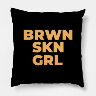 Brown Skin Girl Pillow