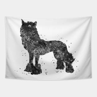 Chinese crested dog black and white Tapestry