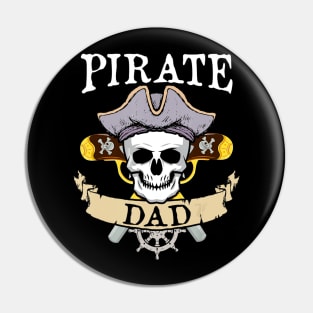 Pirate Dad Halloween Matching Family Costume Gift Pin