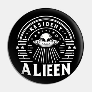 Resident Alien UFO Pin