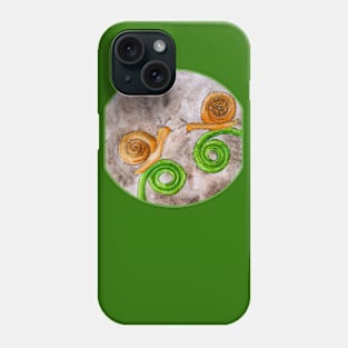 Two loving snails Phone Case