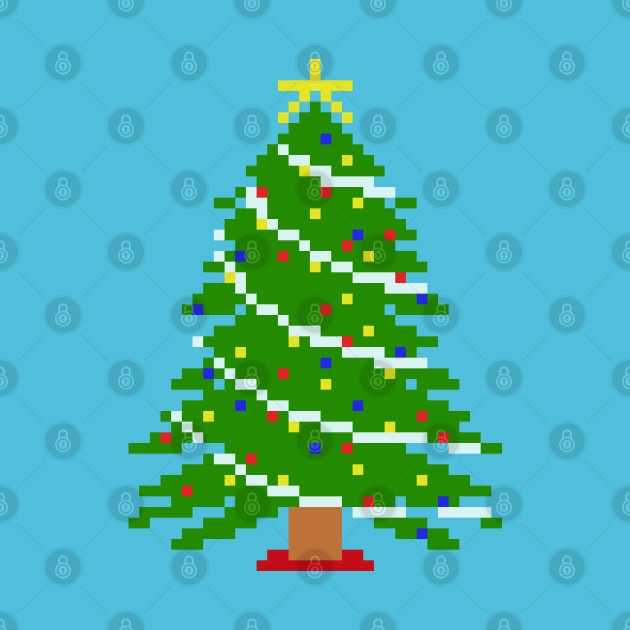 Pixel Art - X-mas Tree by ForsakenSky