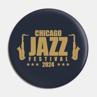 Chicago Jazz Festival 2024 Pin