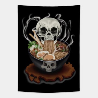 Ramen Bowl For Halloween Tapestry