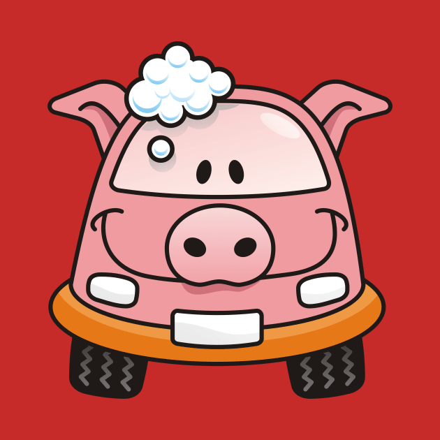 Car Wash Pig by sifis