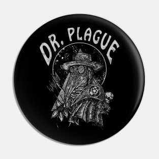 Dr. Plague DARK MODE Pin