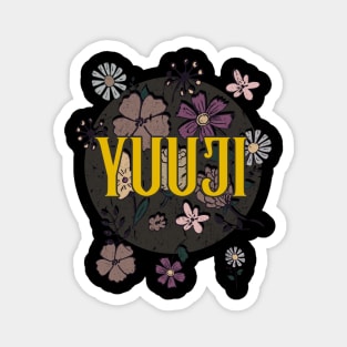 Aesthetic Proud Name Yuuji Flowers Anime Retro Styles Magnet