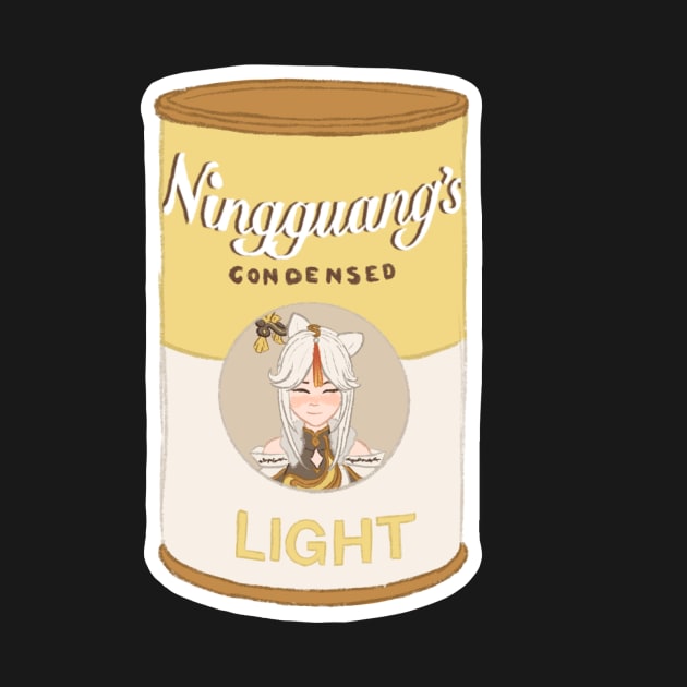 ningguang's condensed light (soup) by avercado-art