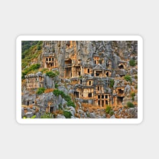 The Necropolis of Ancient Myra - Lycia, Turkey Magnet