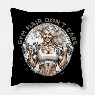 Gym hair don't care Pillow