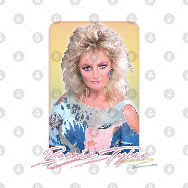 Bonnie Tyler // 80s Aesthetic Fan Art Design by DankFutura