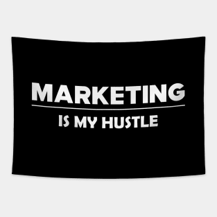 Marketing is my hustle Tapestry