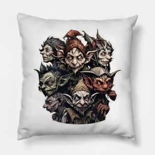 A Gob of Goblins Pillow