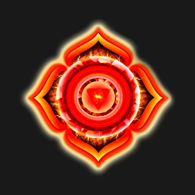 Root chakra Muladhara by KJ PhotoWorks & Design