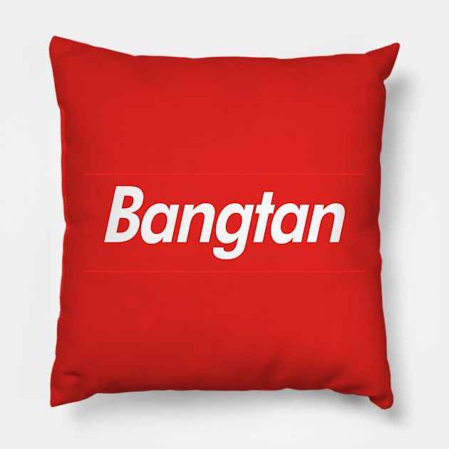 Bangtang Box Logo Pillow by ArtByDesign