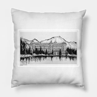 Lake Louise, Alberta, Canada Pillow