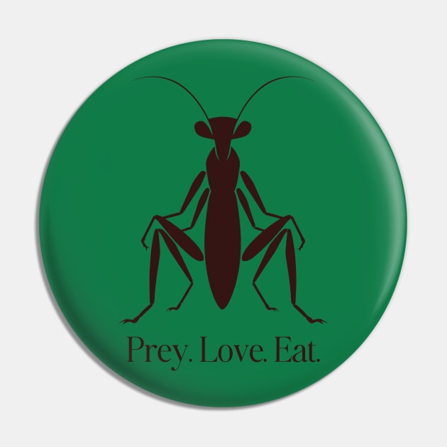 Pray, Love, Eat Pin by capesandrollerskates 