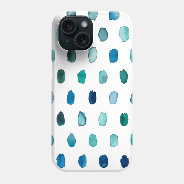 Pocket - PALETTE DOTS BLUE Phone Case by ninoladesign