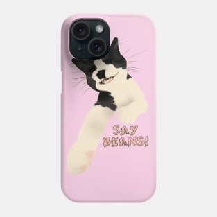 Say Beans Kitty Cat Smiling Phone Case