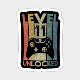 Level 11 Video 11th Birthday Magnet