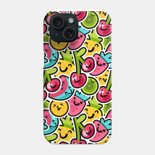 Funny Fruit Salad Phone Case by machmigo