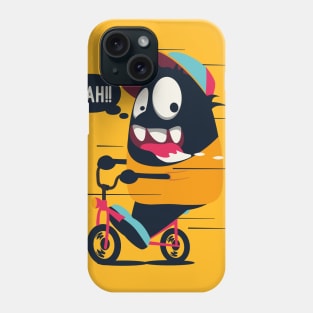 Monster Riding Bike Phone Case