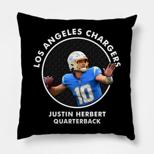 JUSTIN HERBERT - QB - LOS ANGELES CHARGERS Pillow