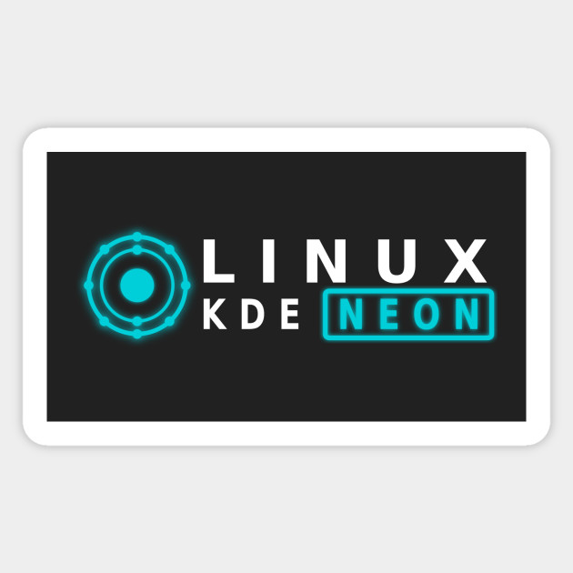 Kde Neon Kde Sticker Teepublic