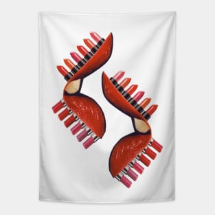 Lipsticks Parade Tapestry