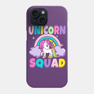 Cute Unicorn Squad Pastel Magical Mythical Phone Case