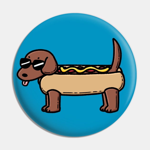 Hot Dog Pin by KammyBale