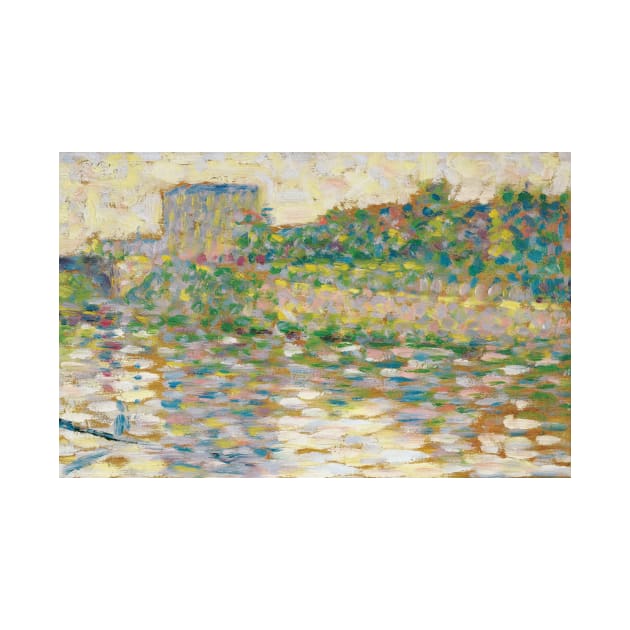 The Seine at Courbevoie by Georges-Pierre Seurat by Classic Art Stall