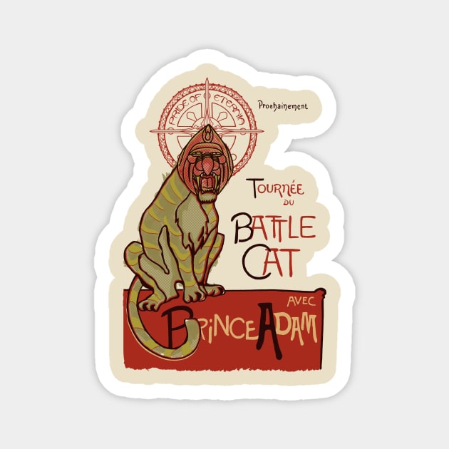 Le Battle Cat Magnet by Arinesart