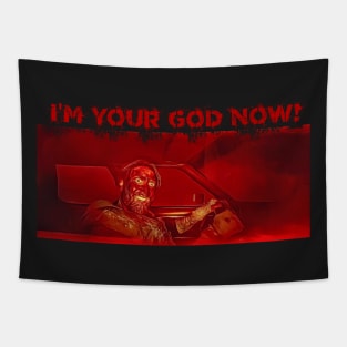 Bloody Red I'm Your God Now Tapestry