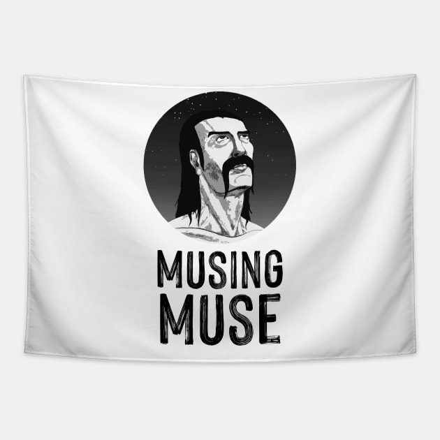 Musing Muse Tapestry by HurdyGurdy