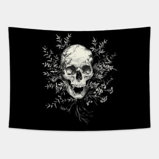 Cat Skull Illustrations Tapestry