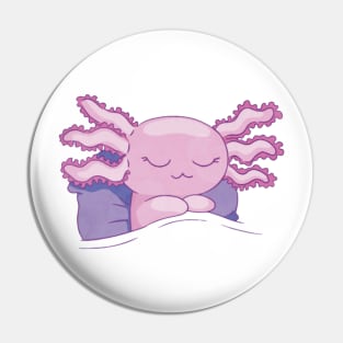 Sleeping Axolotl Pin