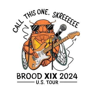 Entomology Cicada Brood XIX Skreeee 2024 Cicada Fest T-Shirt