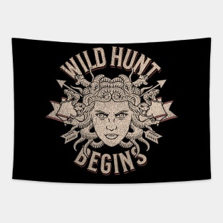 The Wild Hunt Begins Tapestry