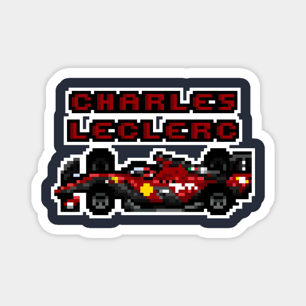 Charles Leclerc '23 Old School Magnet by SteamboatJoe