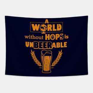 Funny Original Beer Typography Gift For Beer Lovers Tapestry